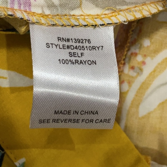 Beautiful NWT Daniel Rainn rayon shorts XXL - Picture 6 of 6